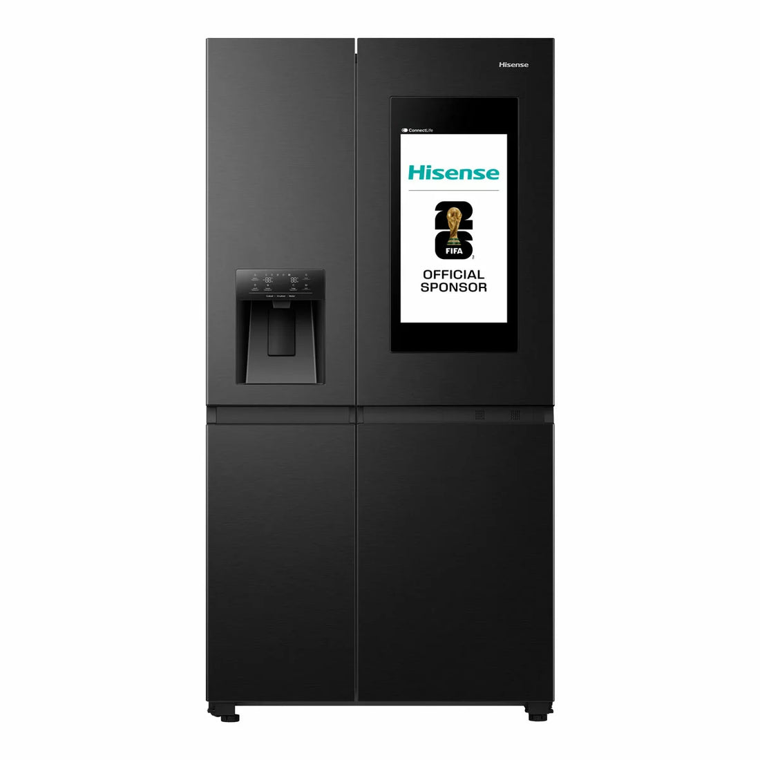 Hisense PureFlat Eclipse RS9P628GPFE, Plumbed Multidoor Fridge Freezer, E Rated