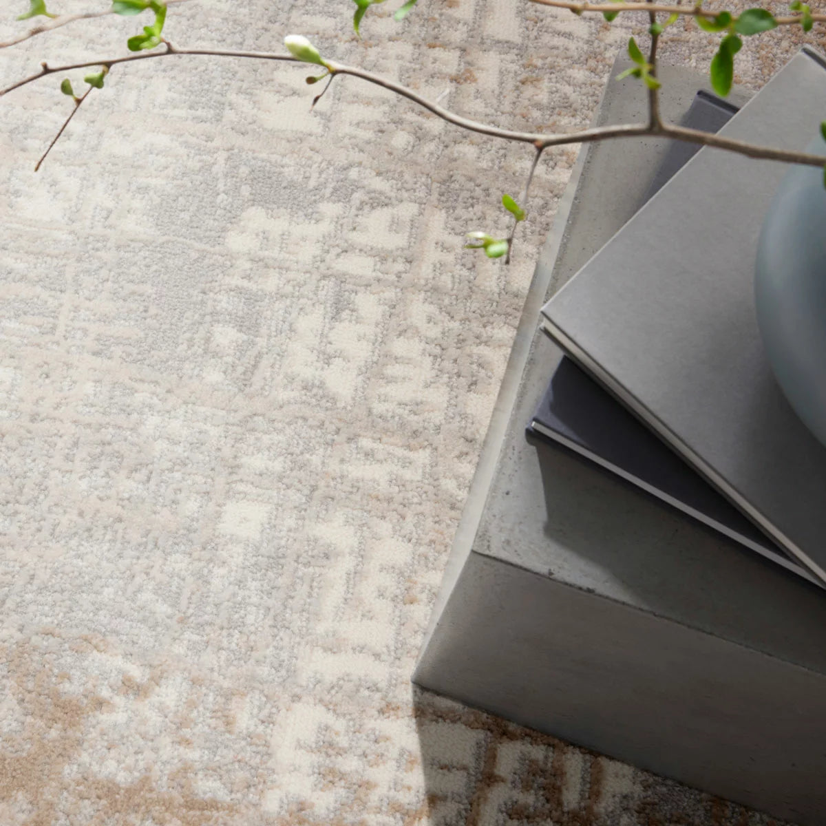 Calvin Klein Rush Ivory Taupe Rug, in 2 Sizes