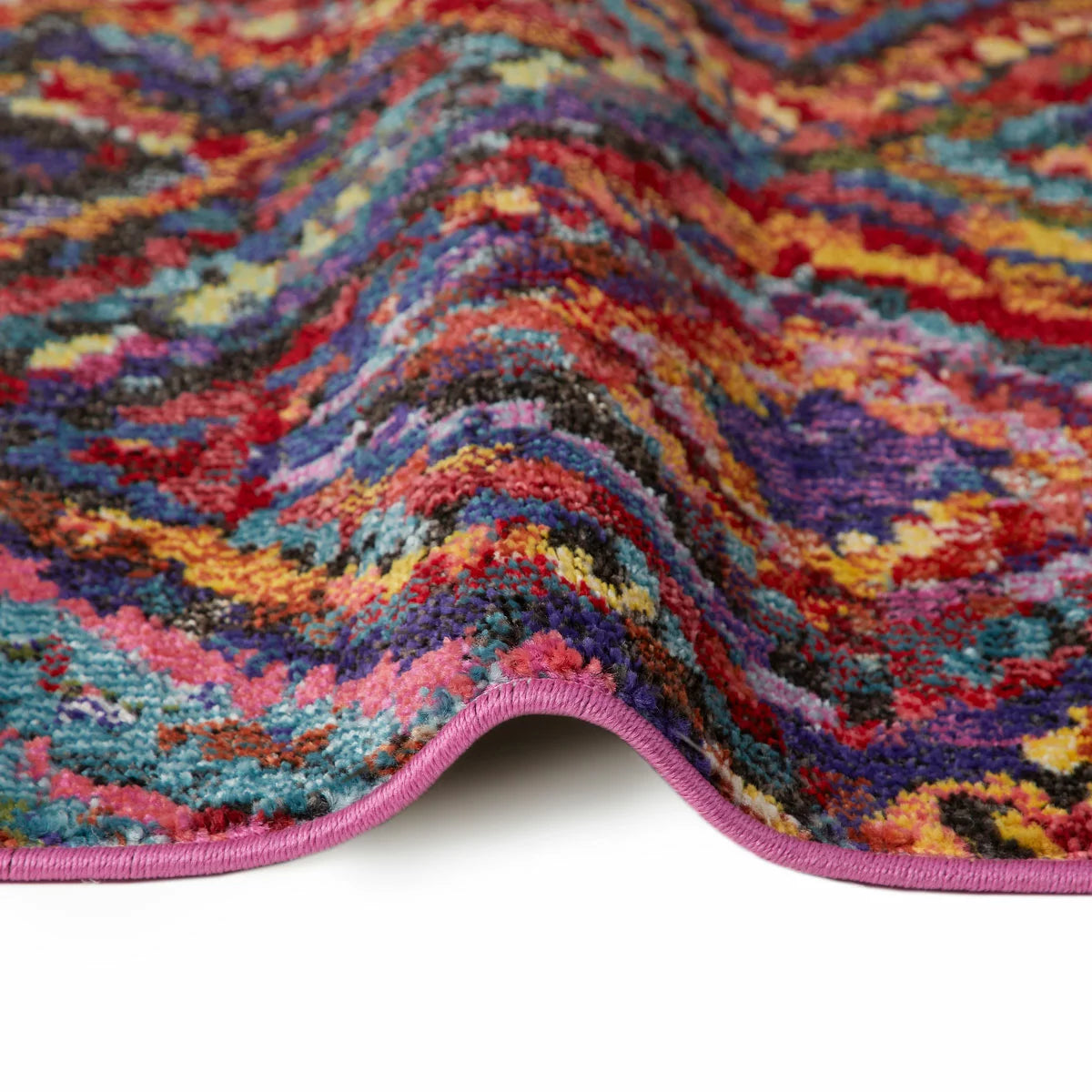 Concept Looms Carnaval Pink Rug in 3 Sizes