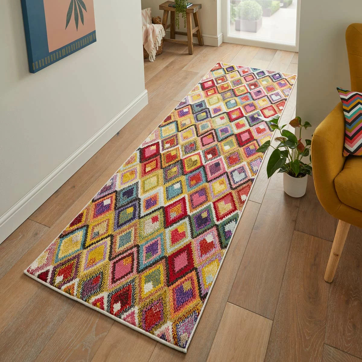 Concept Looms Carnaval Multi Runner, 80 x 240 cm