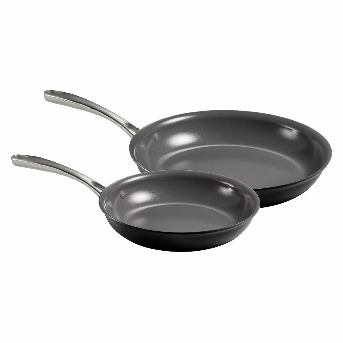 Tramontina Ceramic Hard Anodised Fry Pan Set, 2 Piece