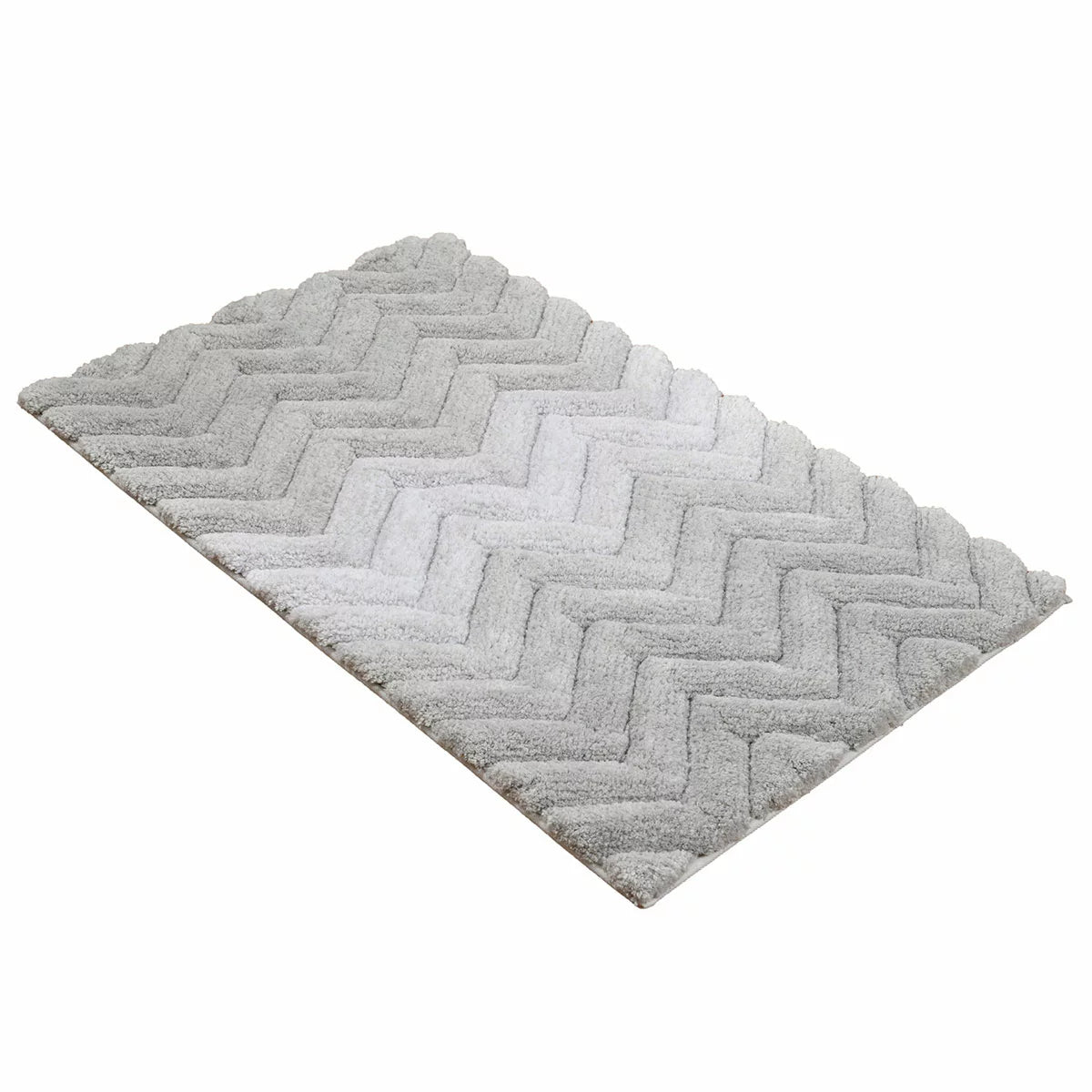 Riviera Home Chevron Ombre Bath Mat, 55 x 91 cm