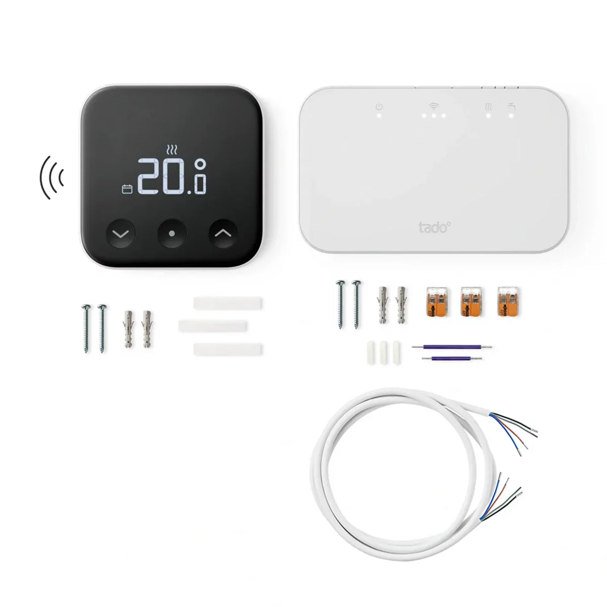 Tado Wireless Smart Thermostat Multi Room Starter Kit & 2x Smart Thermostatic