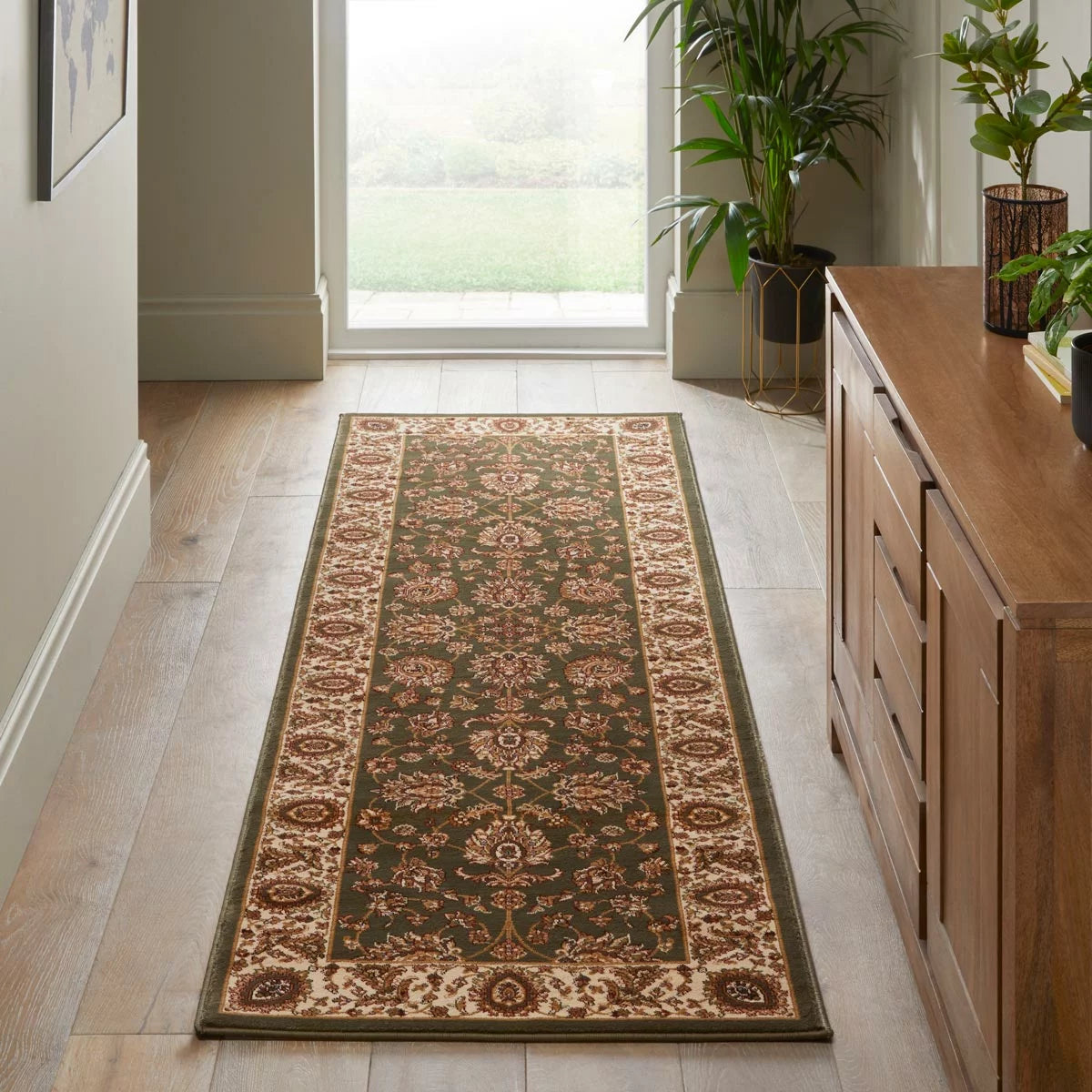 Concept Looms Grand Heritage Green Runner, 80 x 240 cm