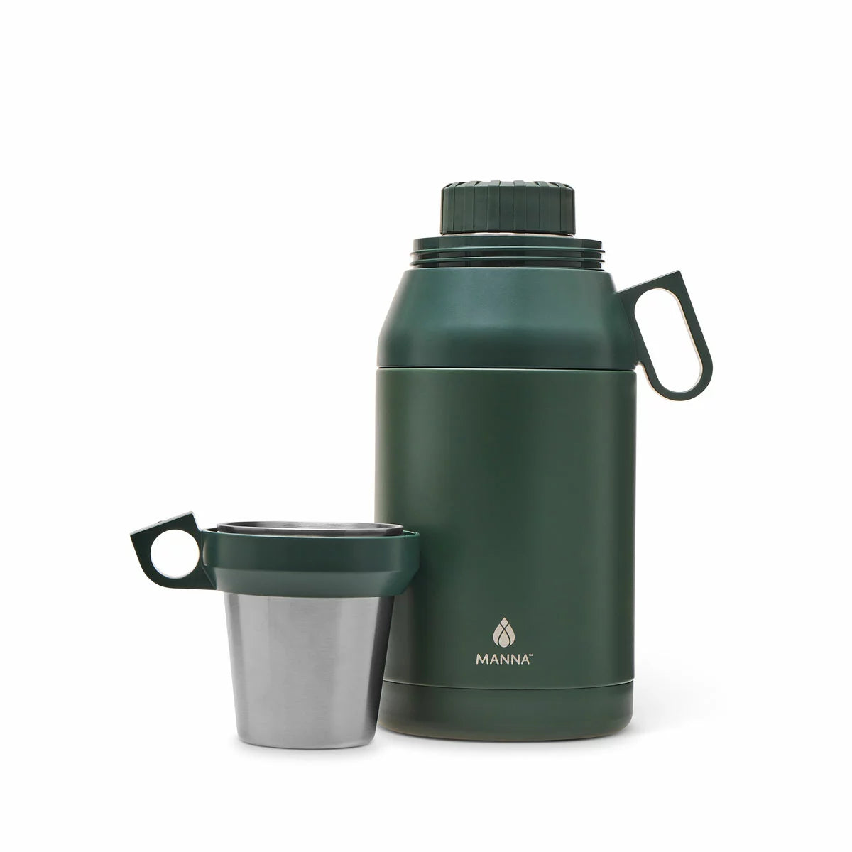 Manna Stack Jug with 4 Stackable Stainless Steel Cups, 1.9L
