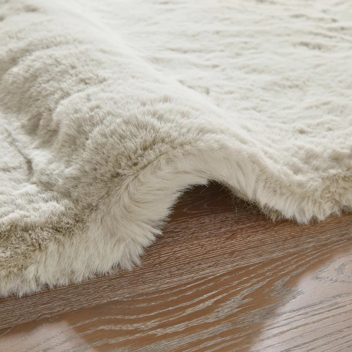 Concept Looms Heavenly Faux Fur Dove Rug, 230 x 300 cm, view 4