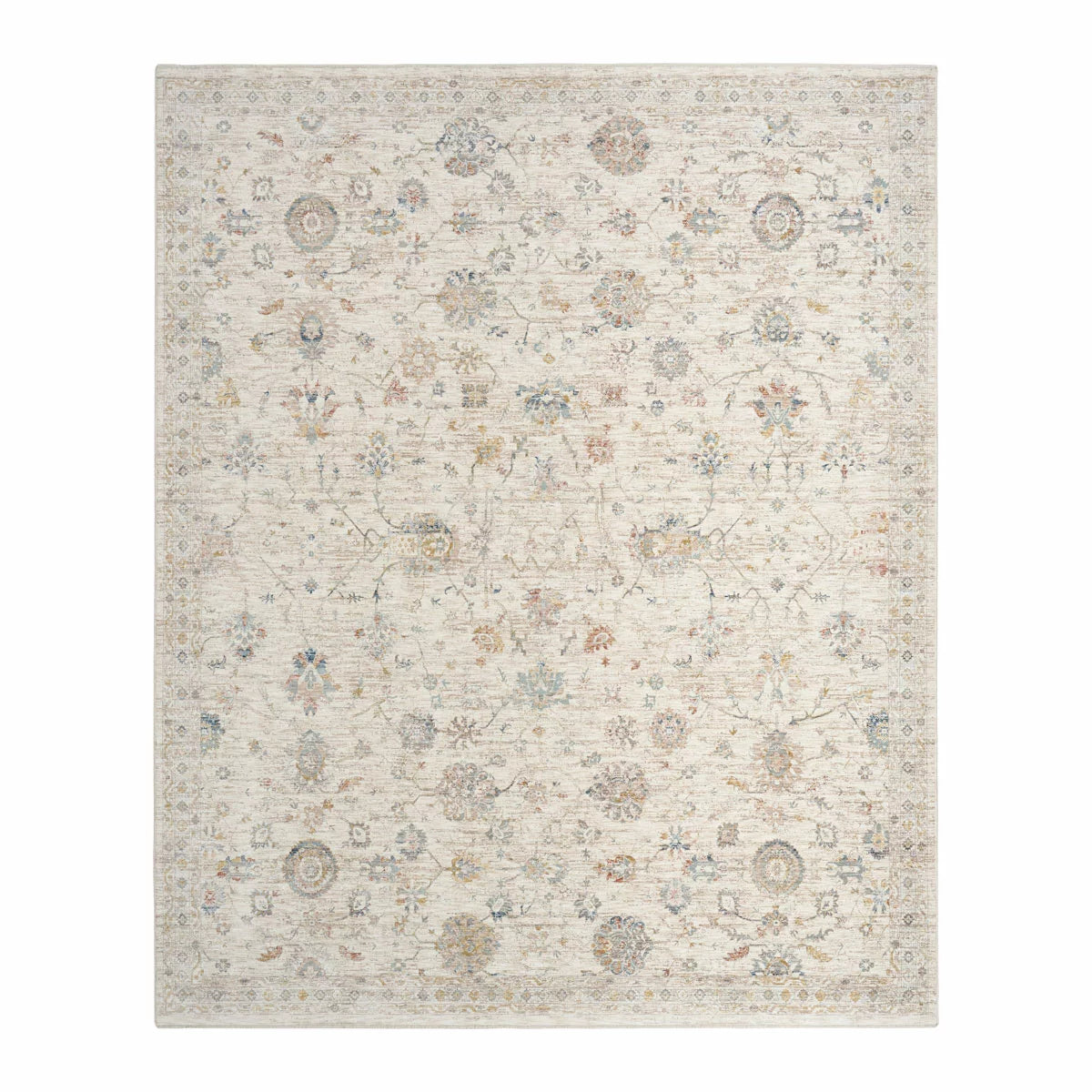 Nourison Antique Fusion Ivory Multi Rug, in 3 Sizes