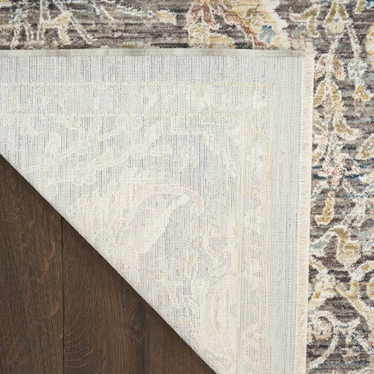 Nourison Antique Fusion Charcoal Multi Rug, in 3 Sizes