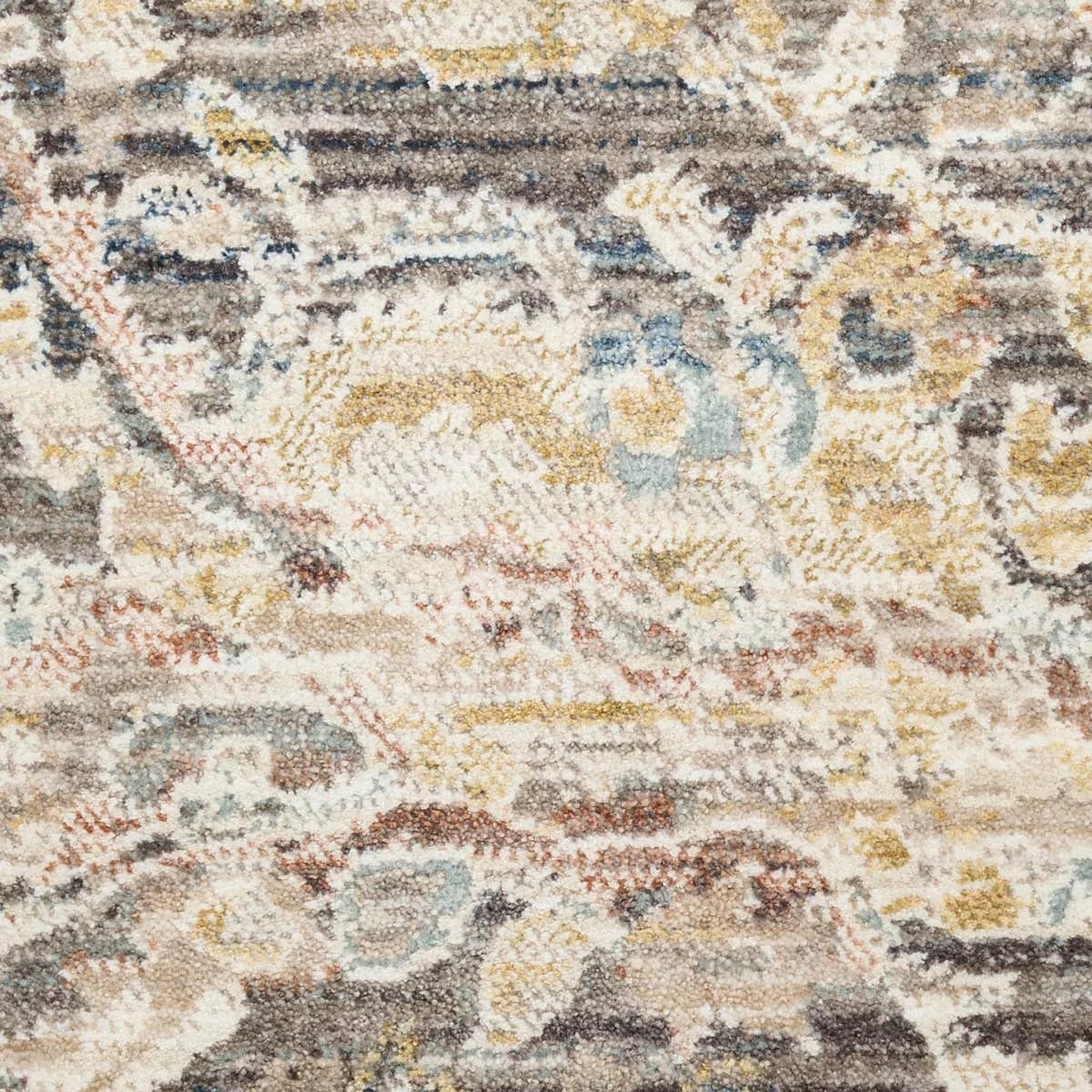 Nourison Antique Fusion Charcoal Multi Rug, in 3 Sizes