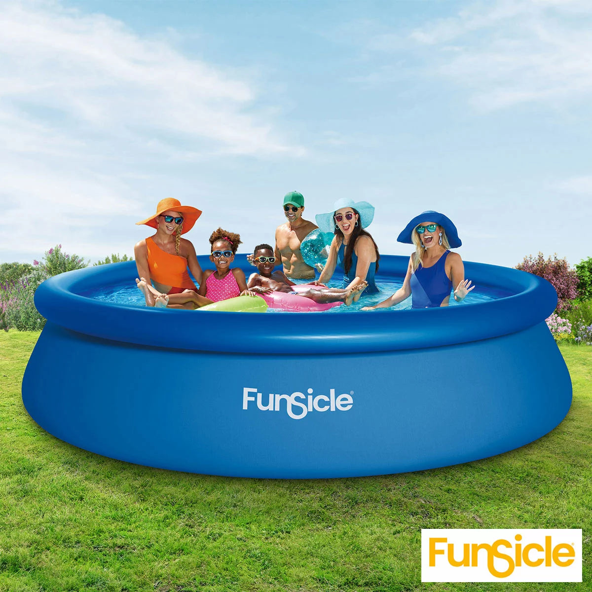 FunSicle 12ft (3.6m) QuickSet Pool with FiltraBoost™ FB400 Cartridge Filter