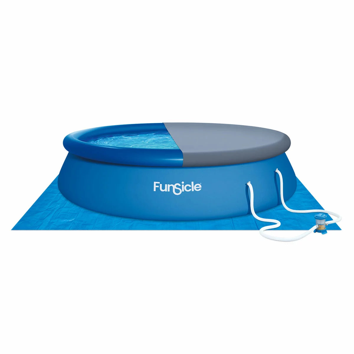 FunSicle 12ft (3.6m) QuickSet Pool with FiltraBoost™ FB400 Cartridge Filter