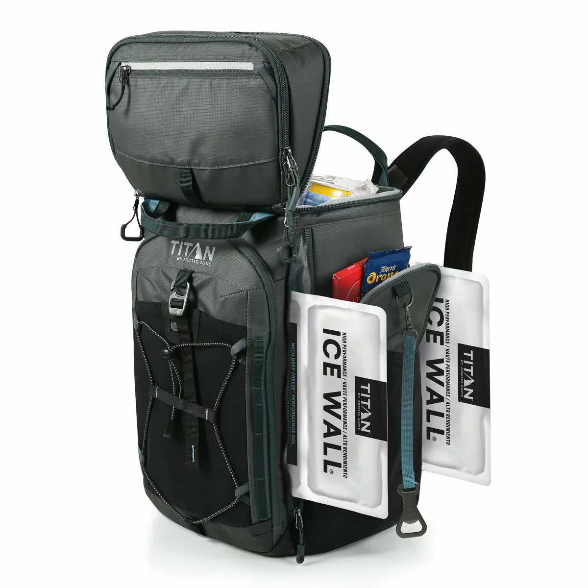 Titan 26 Can Backpack Cooler with 2 Ice Walls