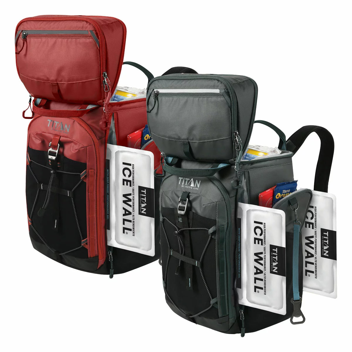 Titan 26 Can Backpack Cooler with 2 Ice Walls