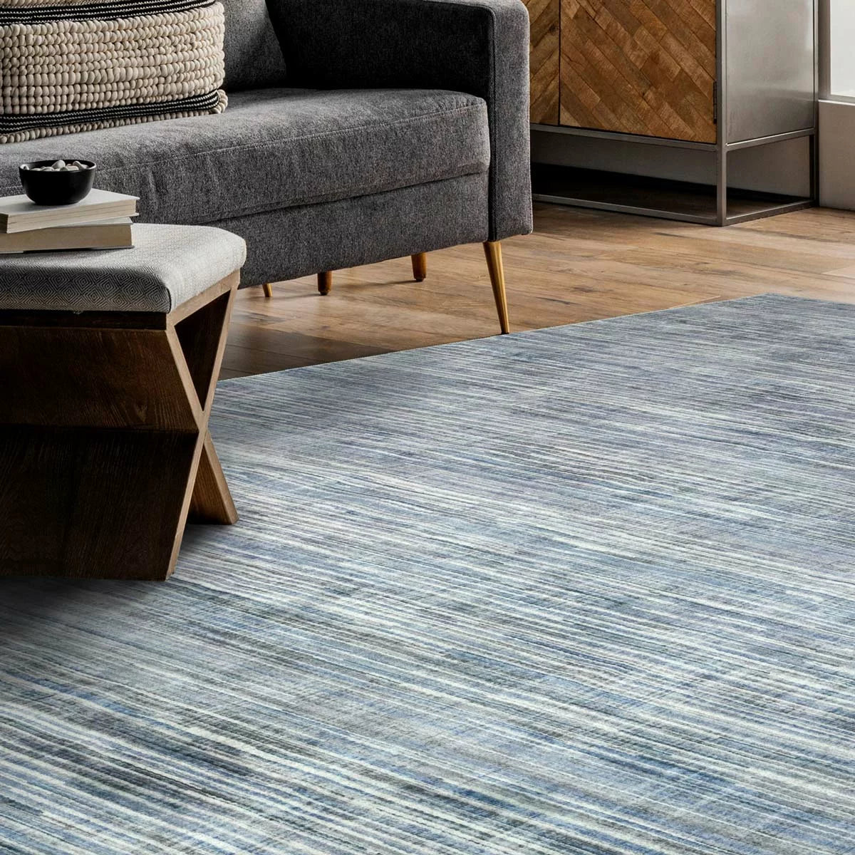 Wyatt & Ash Washable Area Rug in 2 Designs, 183 x 274 cm