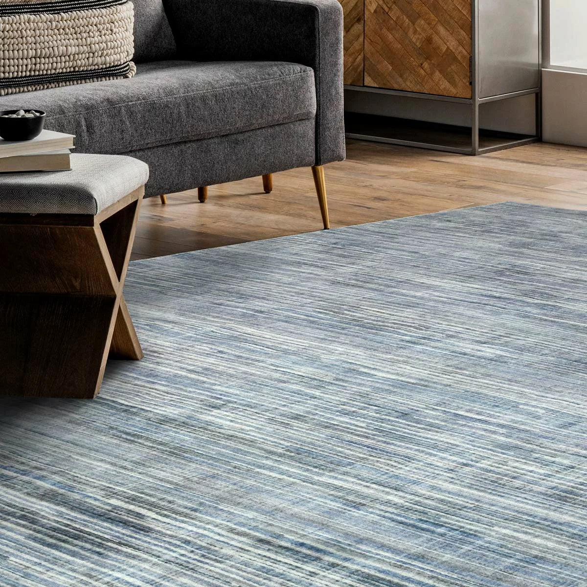 Wyatt & Ash Washable Area Rug in 2 Designs, 183 x 274 cm