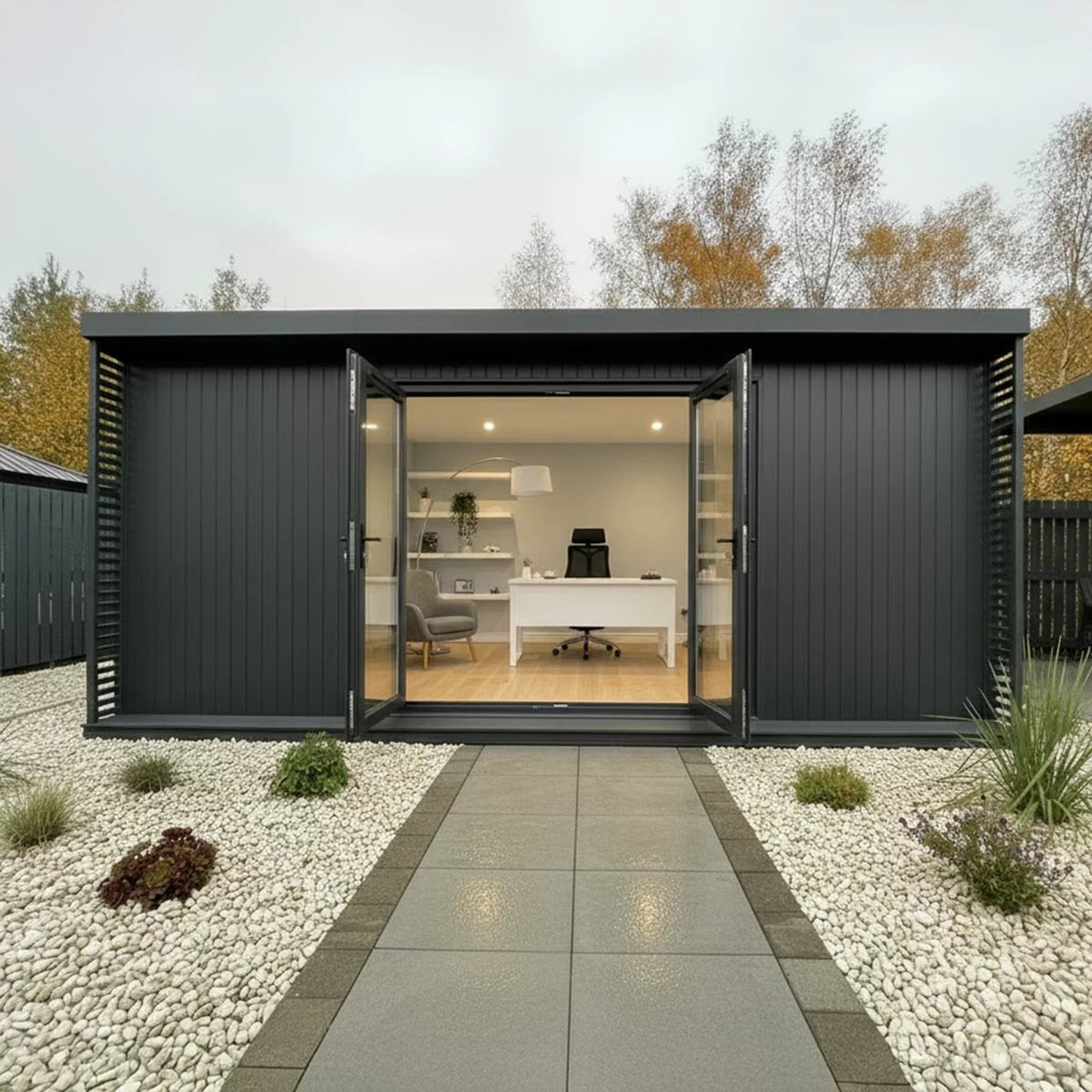 Installed Garden Room, Large Sizes, Basebox Plus by Green Retreats