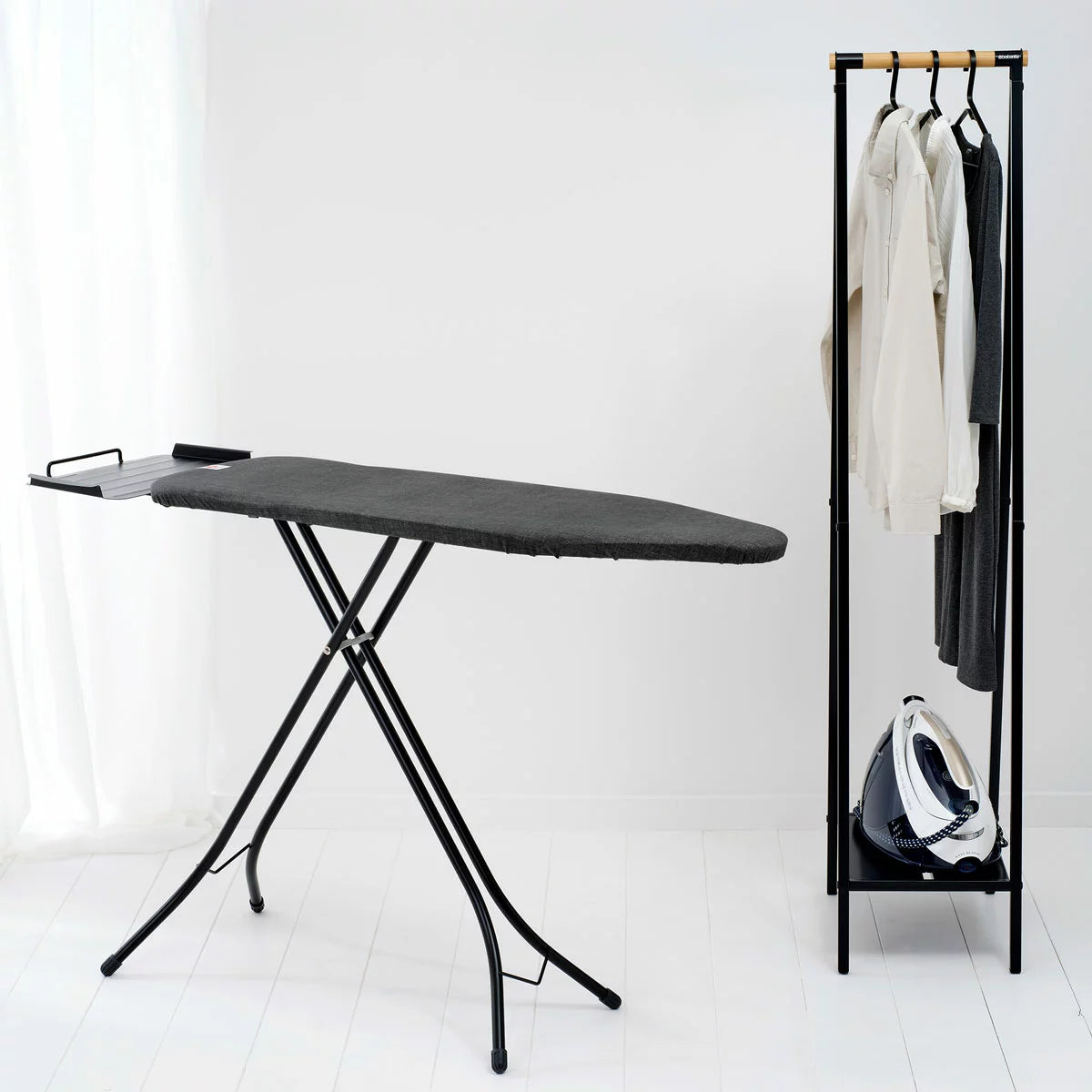 Brabantia Ironing Board B with Metal Steam Unit Holder