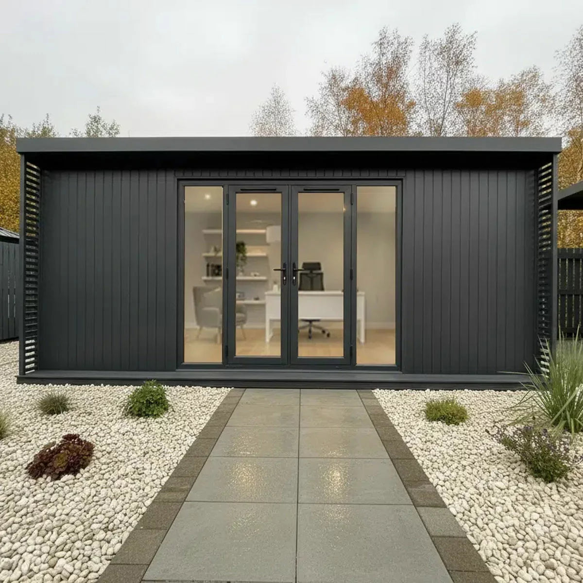 Installed Garden Room, Large Sizes, Basebox Plus by Green Retreats