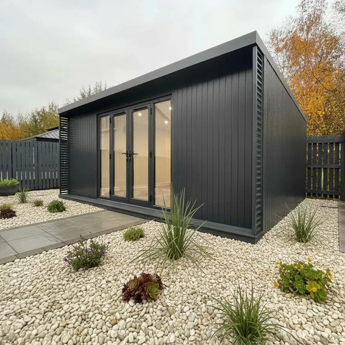 Installed Garden Room, Large Sizes, Basebox Plus by Green Retreats