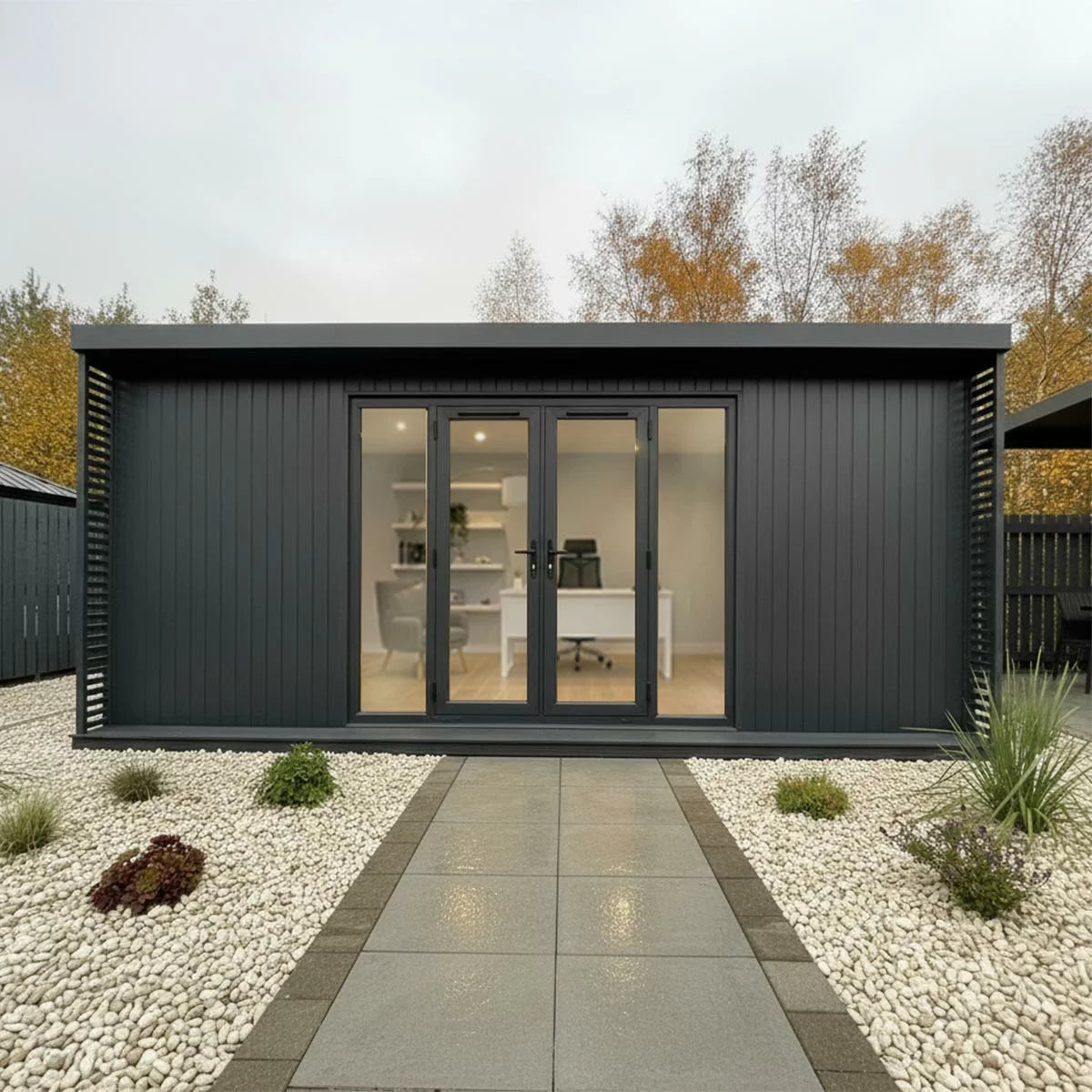 Installed Garden Room, Large Sizes, Basebox Plus by Green Retreats