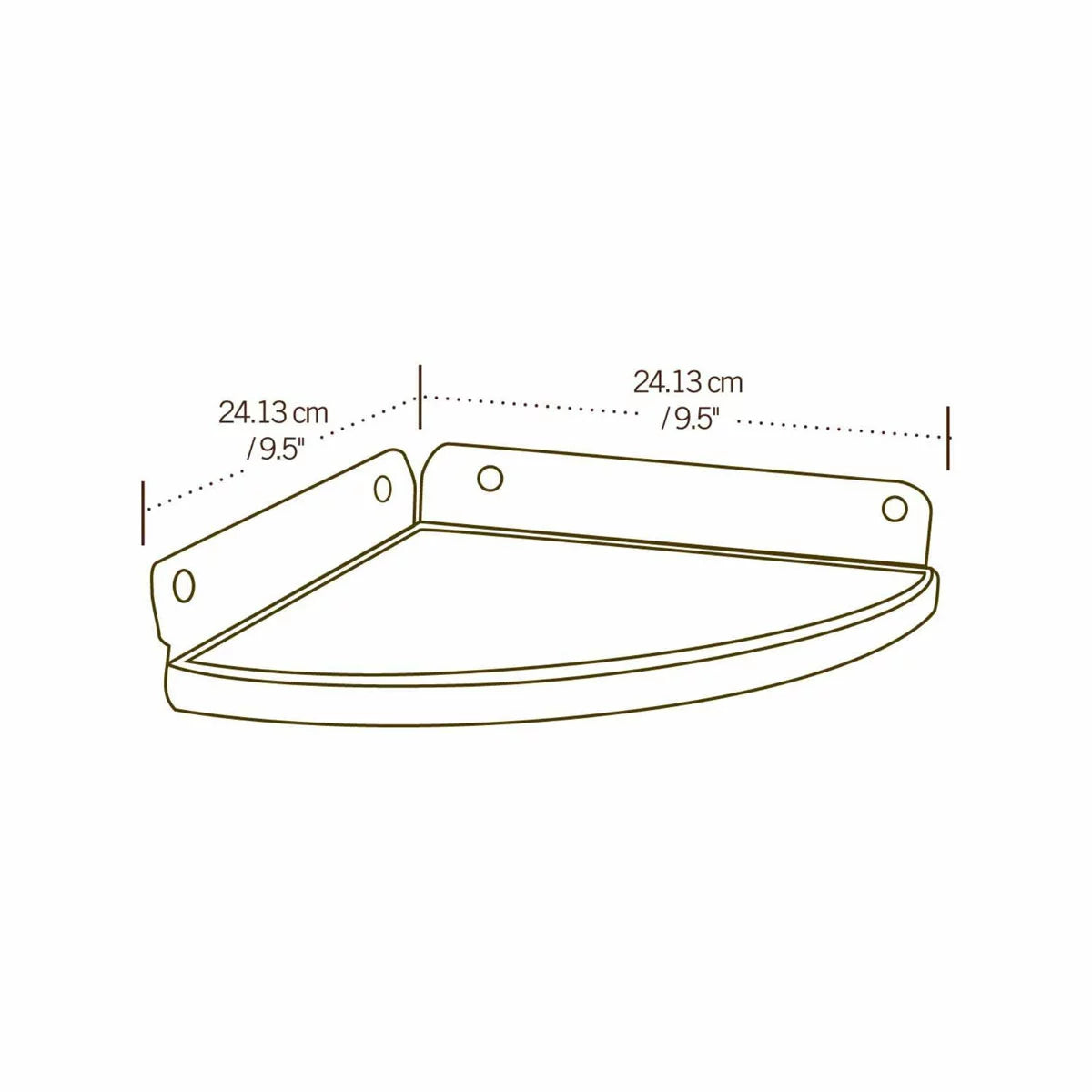 Lifetime Corner Shelf Accessory Kit (2 Pack) - Model 0110