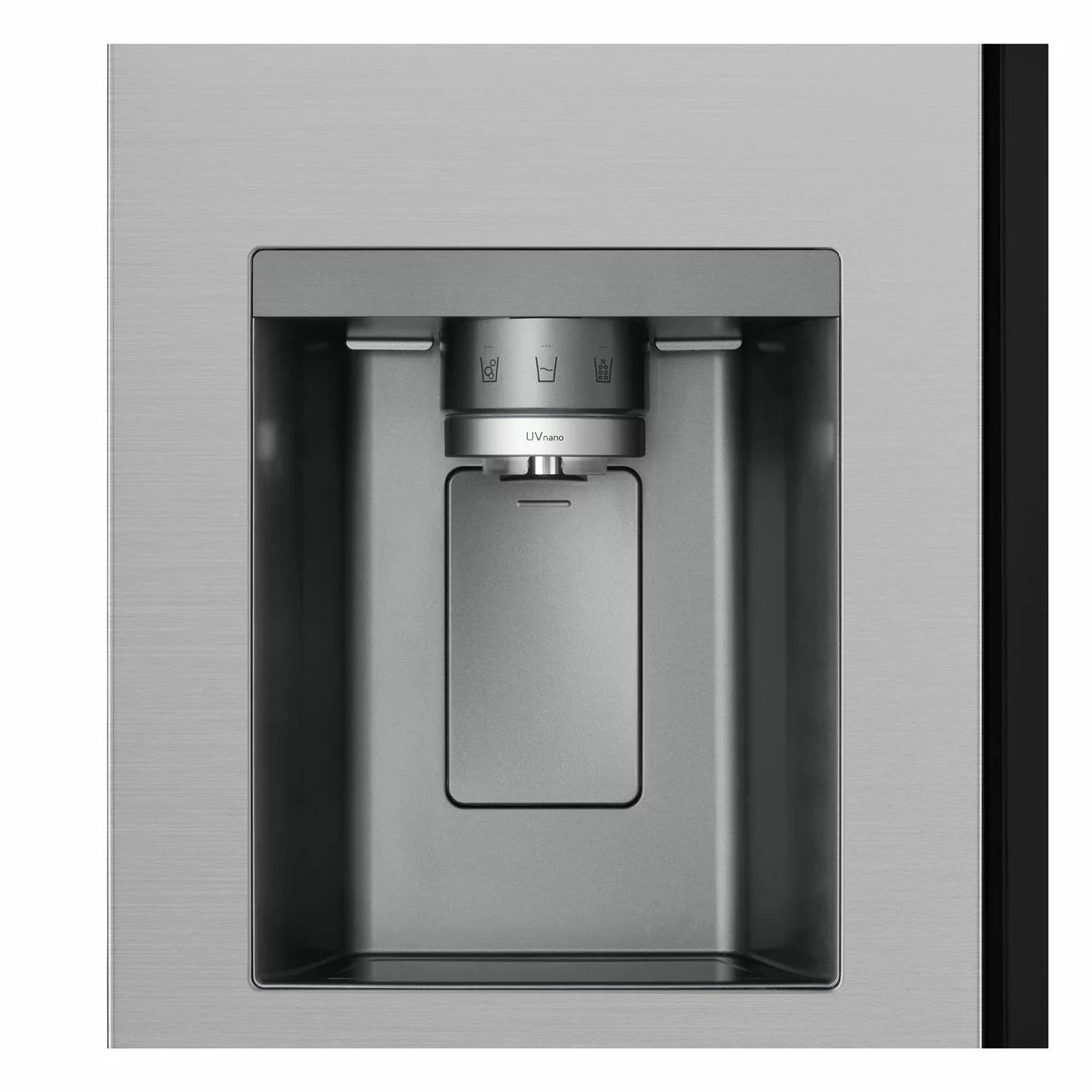 LG GSXE81PYBD Side by Side Fridge Freezer with InstaView, D Rated in Silver