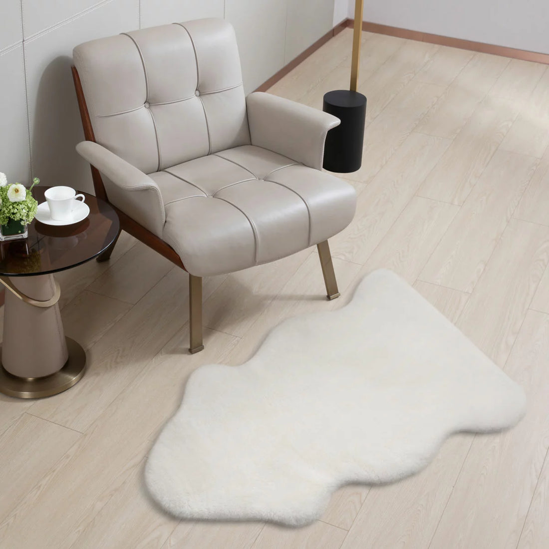 Windward Single Sheepskin Rug, 60 x 95 cm