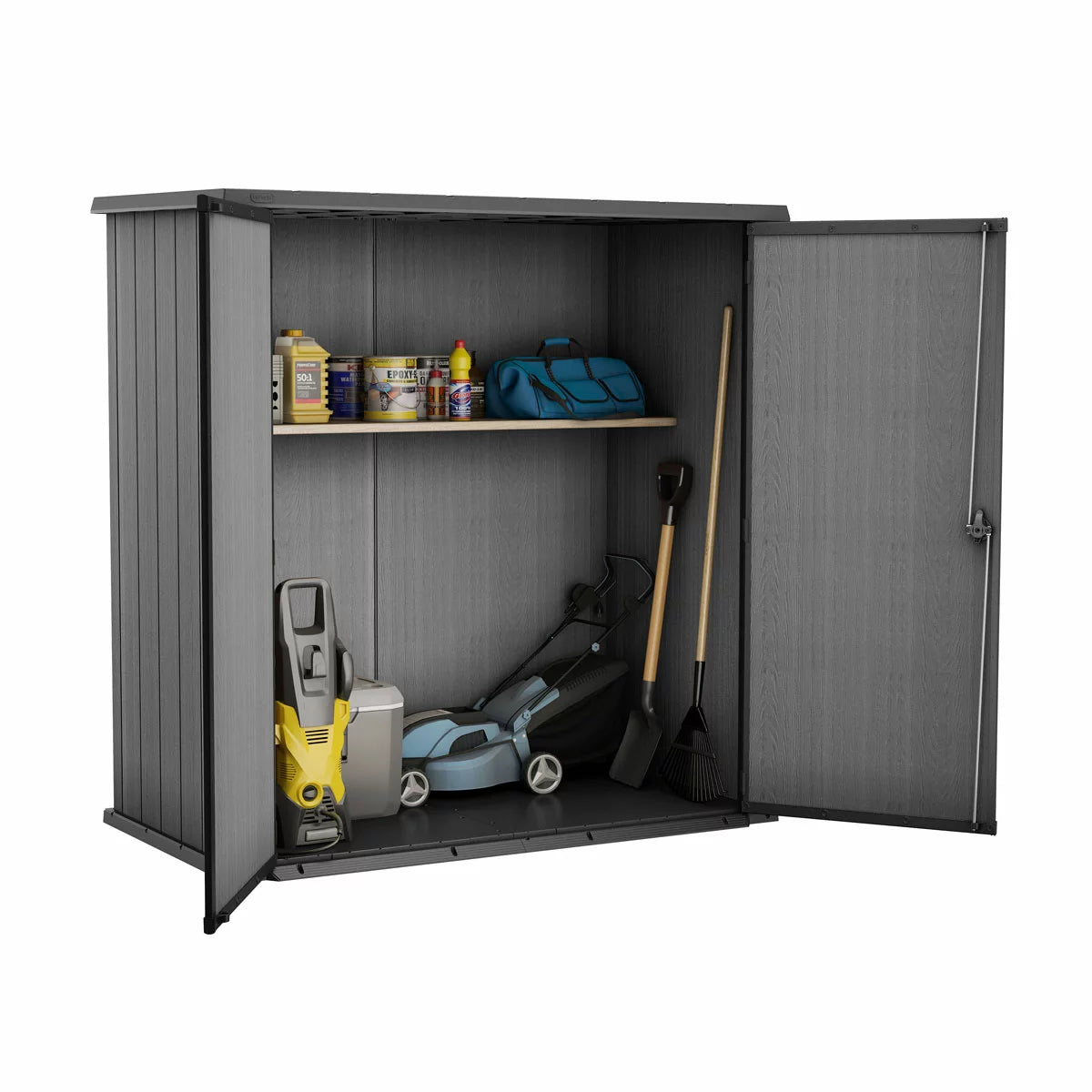 Keter Cortina 6ft 4" x 6ft 1" (1.9 x 0.7m) 3, 000 Litre Vertical Storage Shed