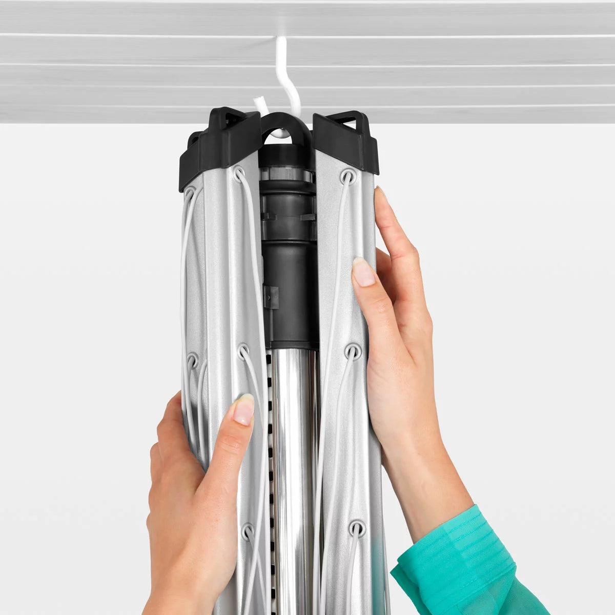 Brabantia Lift-O-Matic 50m Rotary Airer 50m With Ground Spike + Cover