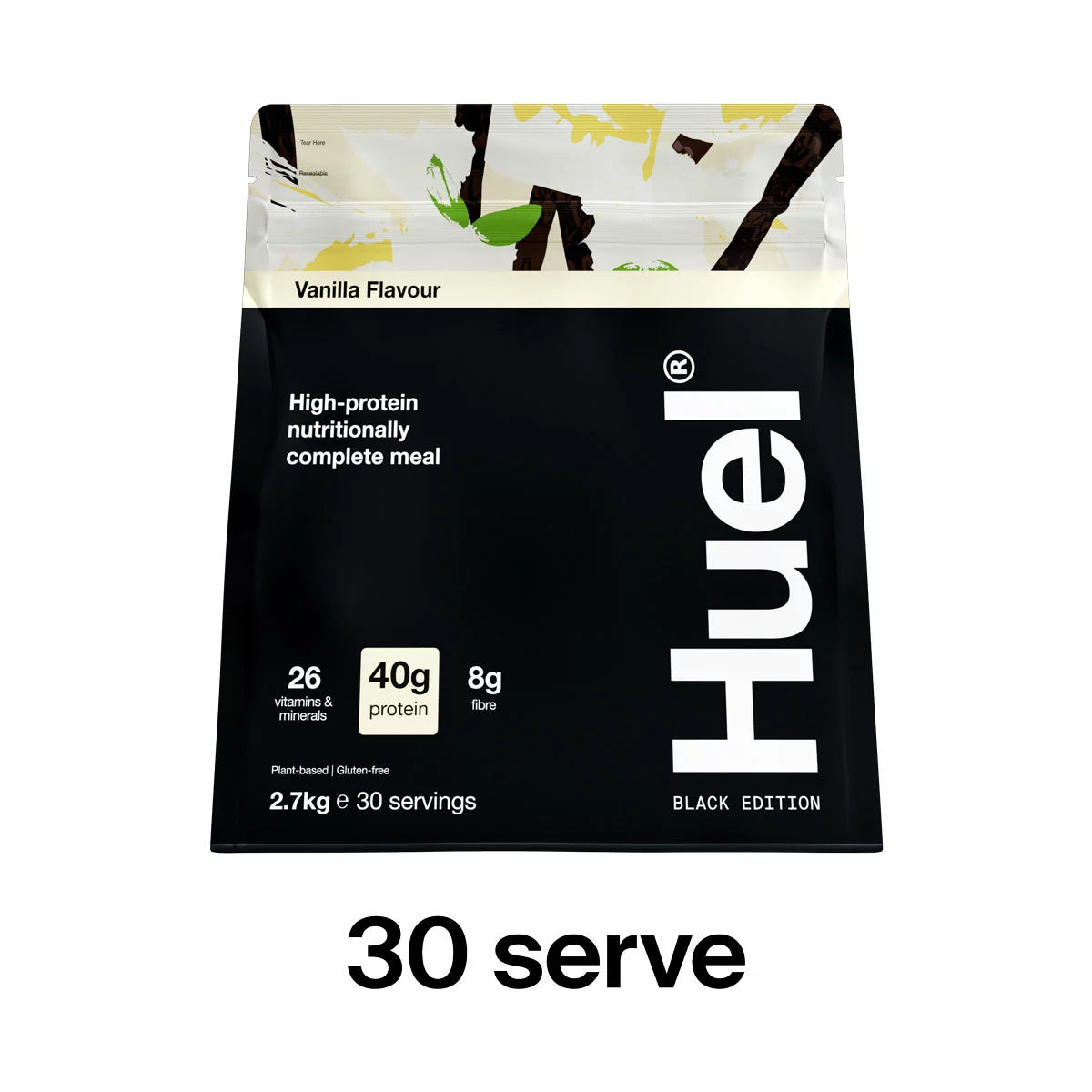 Huel Vanilla Black Edition: High Protein Nutritionally Complete Powder Meal