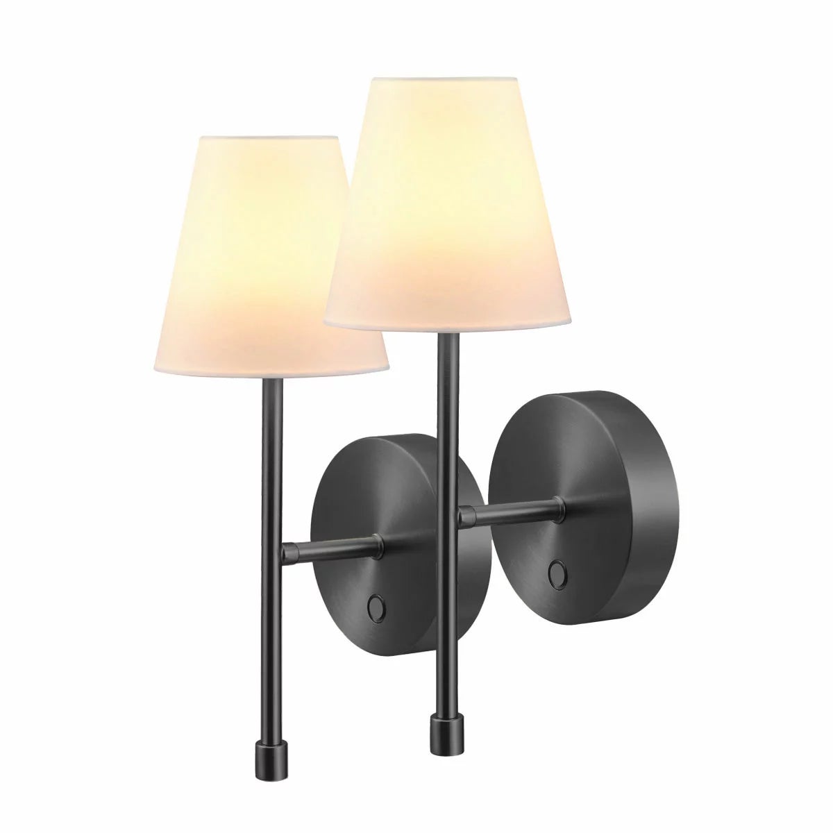 Globe Electric Wireless Rechargeable LED Integrated Wall Sconce, 2 Pack, view 9