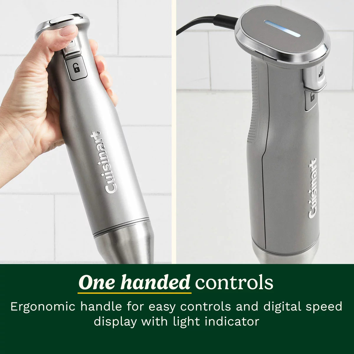 Cuisinart HB500U Power Blend Immersion Hand Blender in Silver
