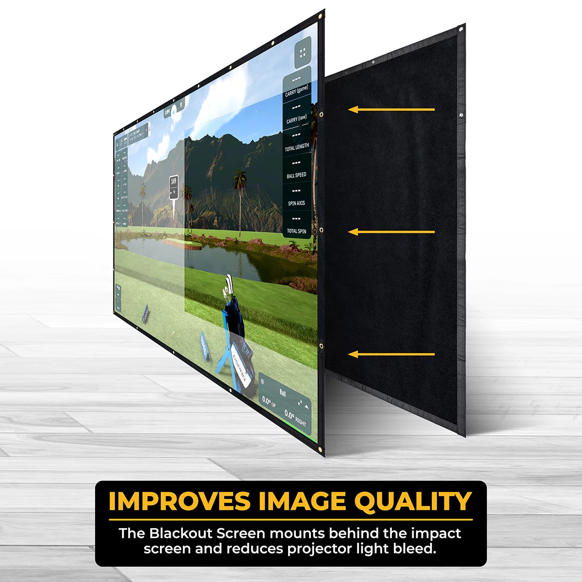 SimSpace Golf Enclosure Ultra Bright Bundle in 5 Sizes