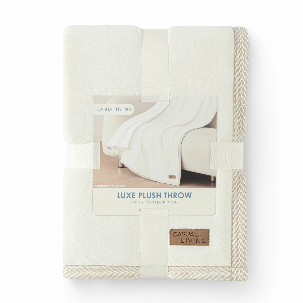 Casual Living Luxe Plush Throw, 127 x 178 cm