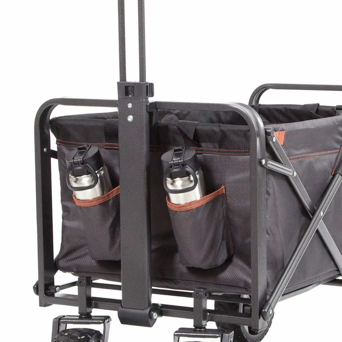 Mac Sports XL Steel Folding Wagon with Brakes