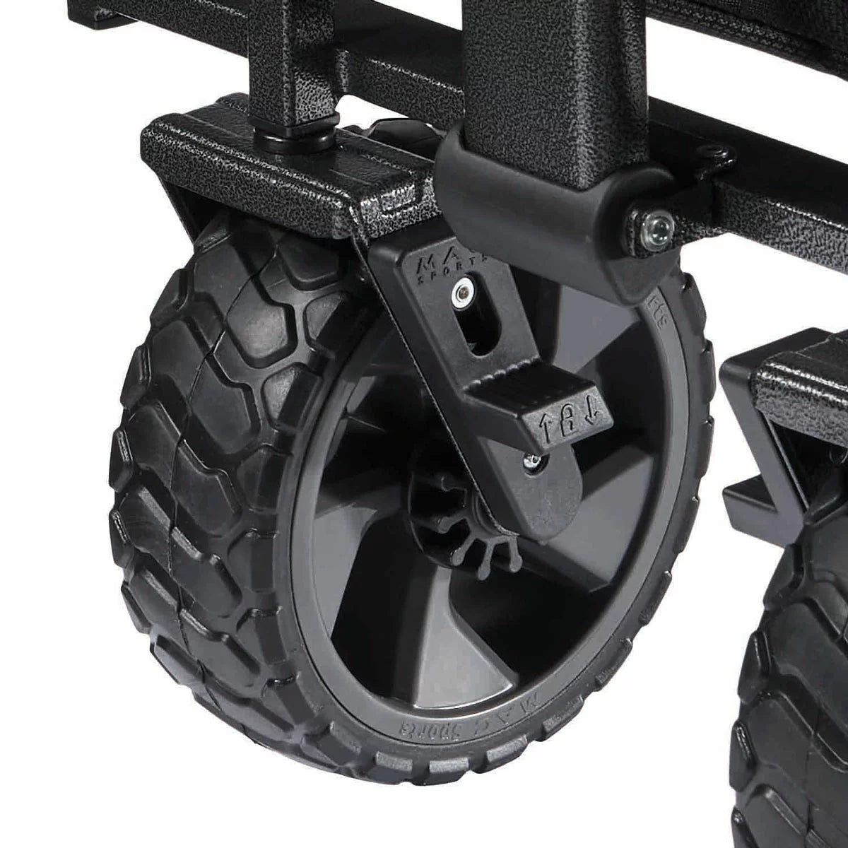 Mac Sports XL Steel Folding Wagon with Brakes