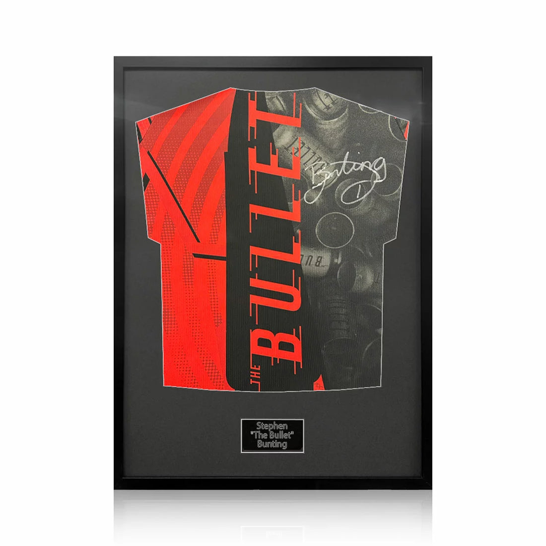 Stephen Bunting Signed Framed Darts Shirt in 2 Options: White or Black
