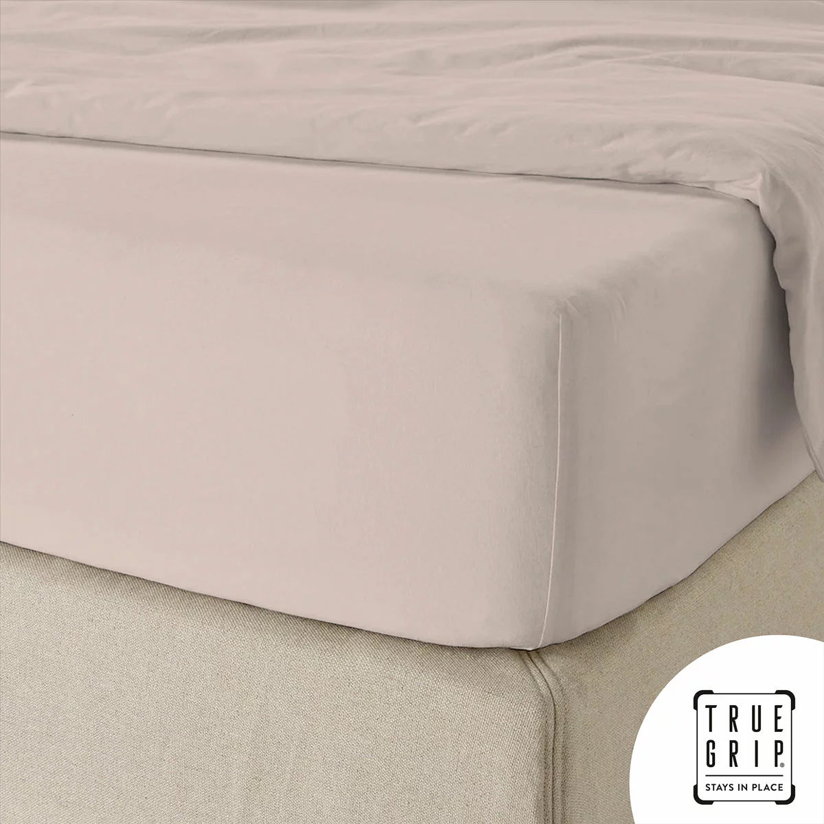 Purity Home 400 Thread Count Cotton Pink Fitted Sheet in 4 Sizes