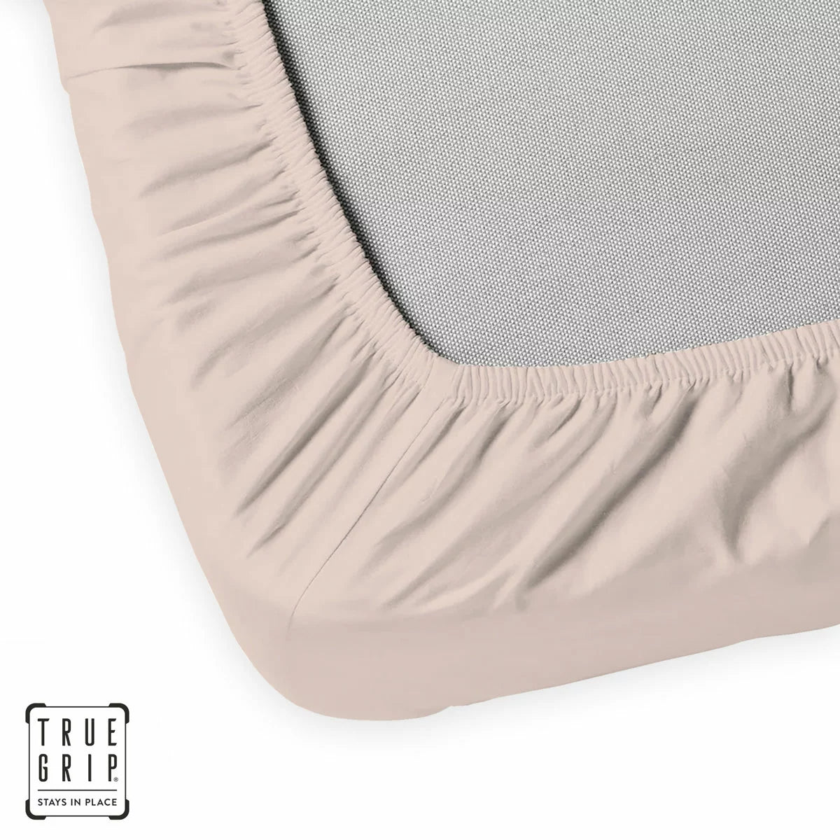 Purity Home 400 Thread Count Cotton Pink Fitted Sheet in 4 Sizes