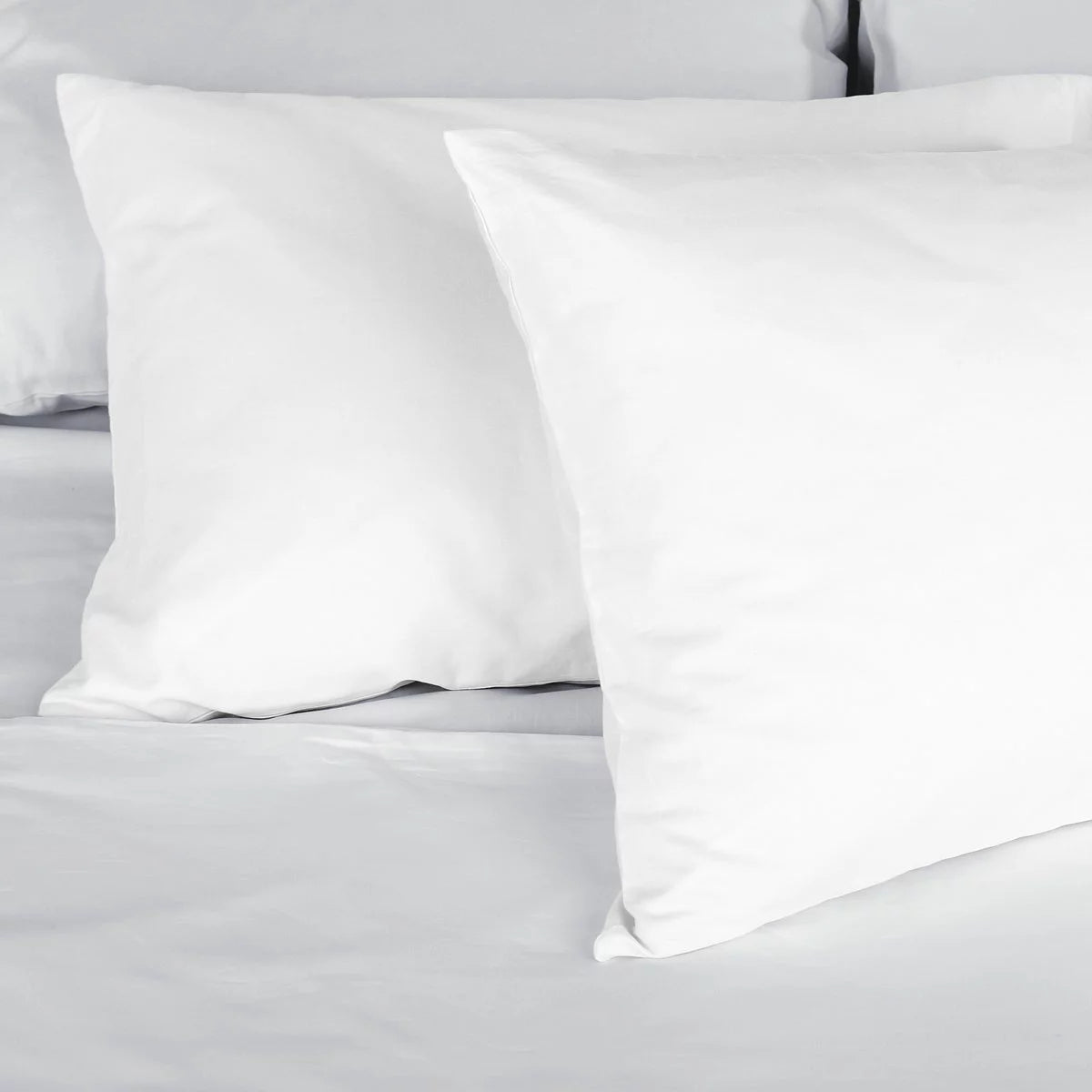 Purity Home 400 Thread Count Cotton White Duvet Cover Set in 4 Sizes
