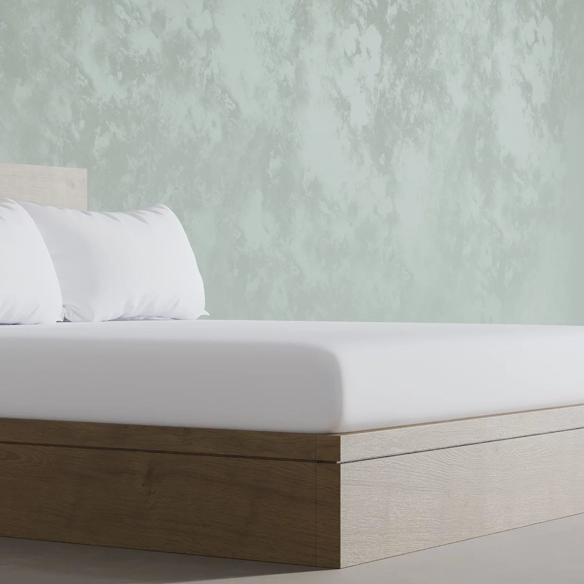 Panda 100% Bamboo White Fitted Sheet in 5 Sizes