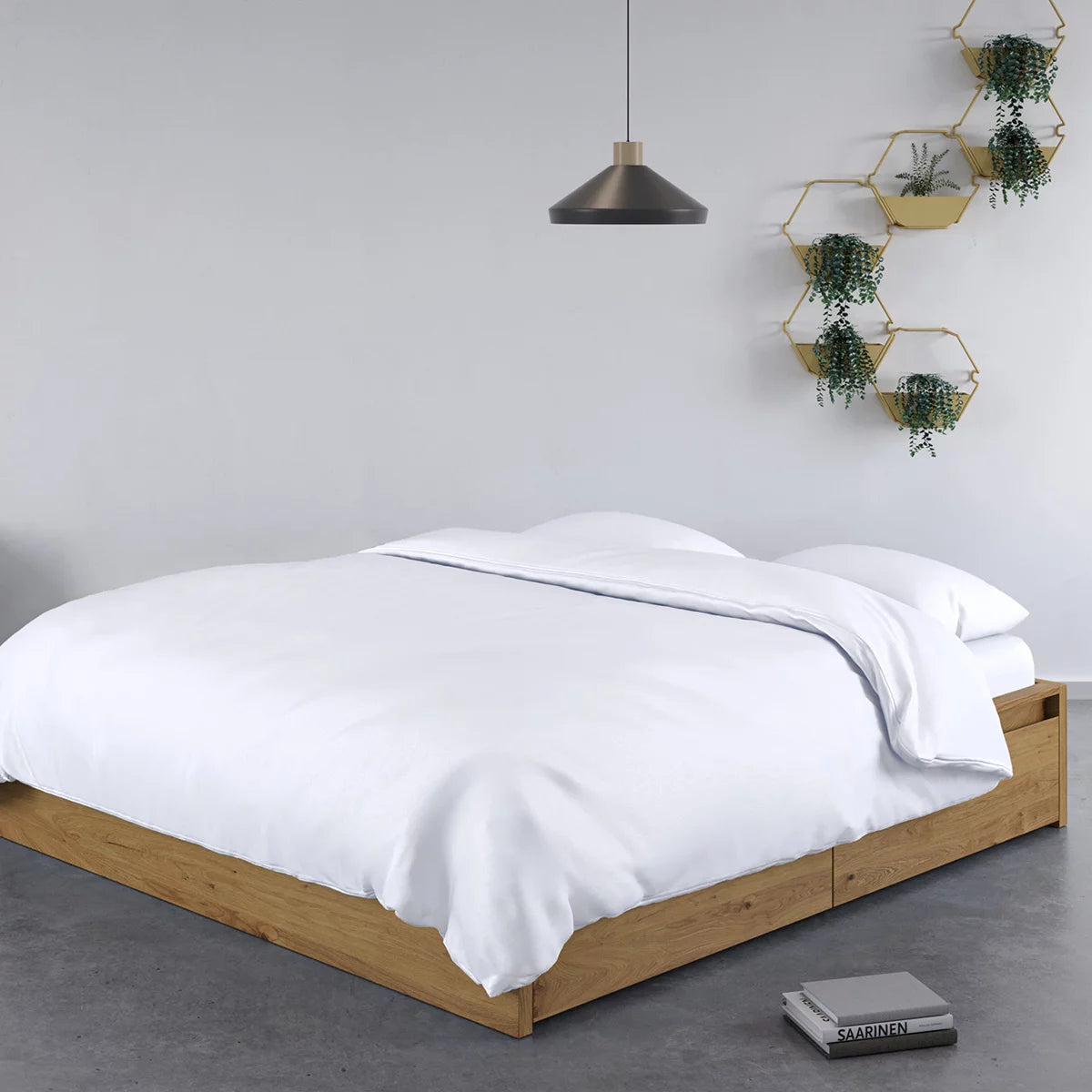 Panda 100% Bamboo White Duvet Cover Set in 4 Sizes