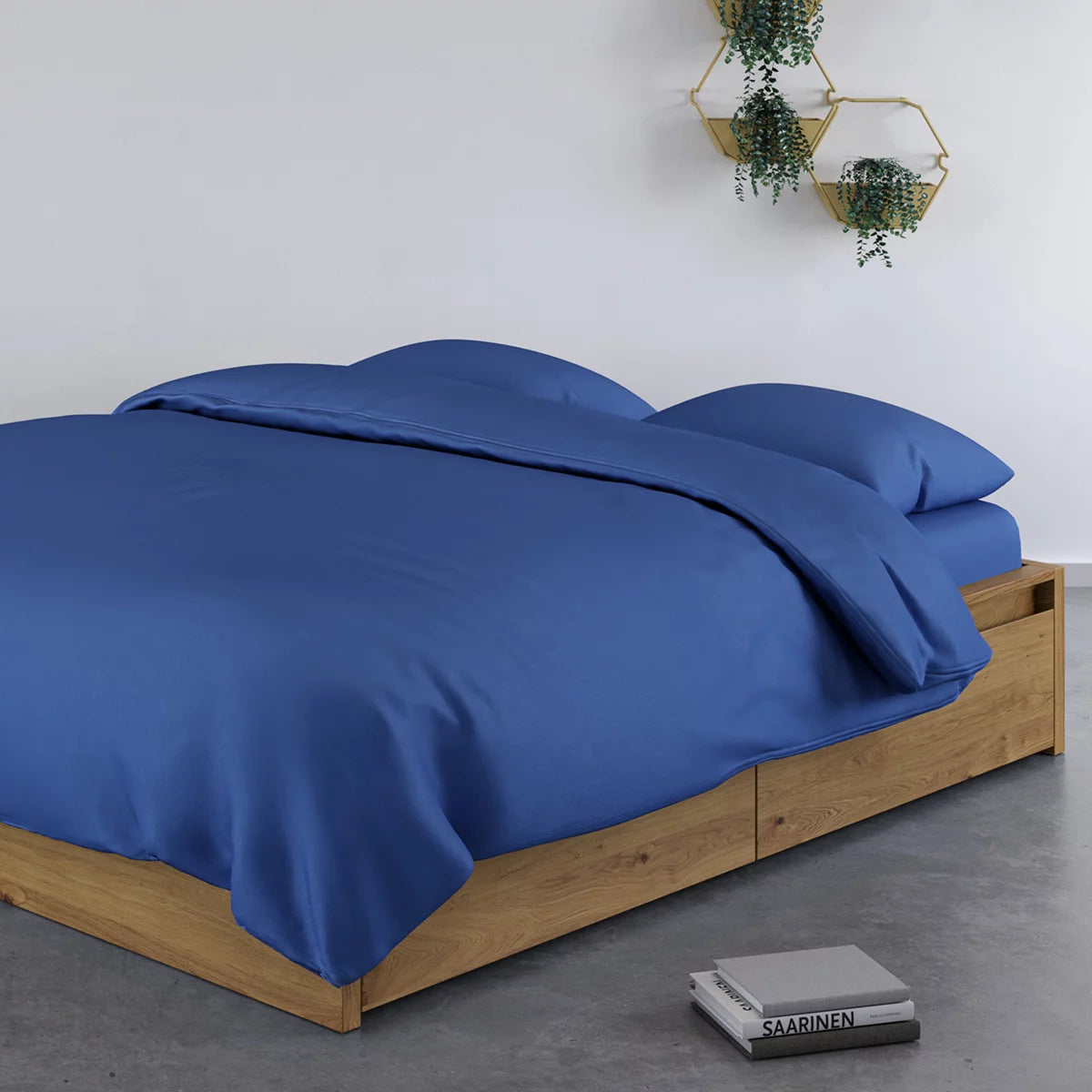Panda 100% Bamboo Navy Duvet Cover Set in 4 Sizes