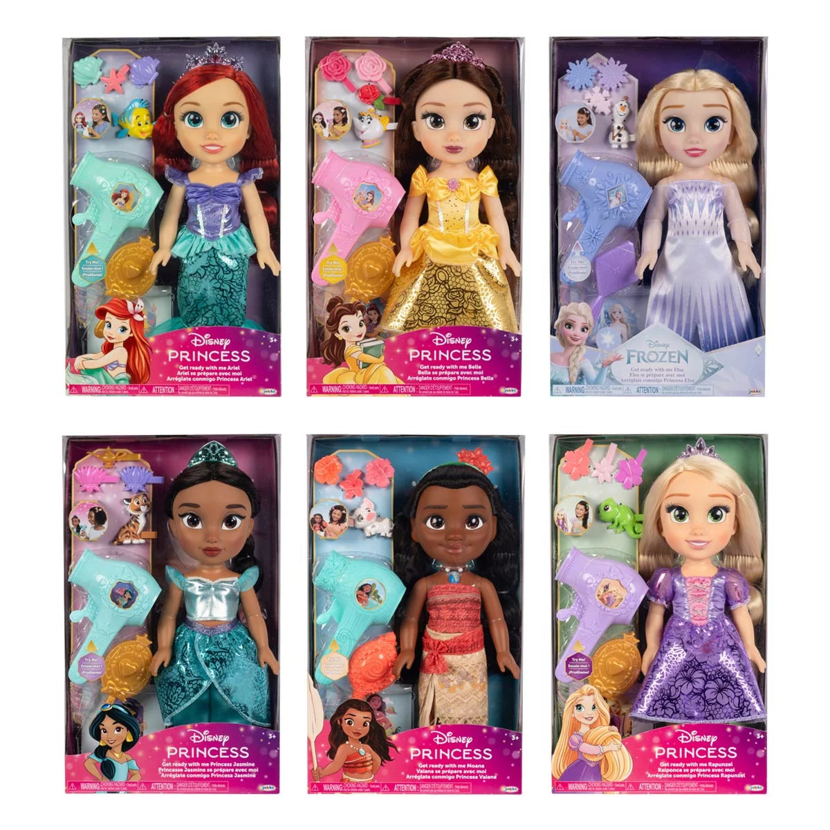 Disney Large Doll and Hair Play Set - Assorted