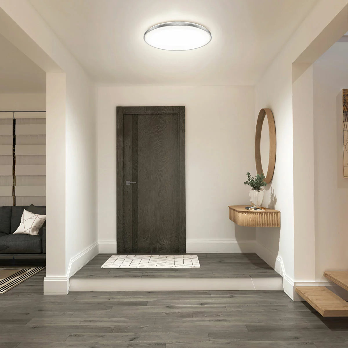 Artika Europa 21" (53cm) Flush Mount Ceiling Light with Remote Control