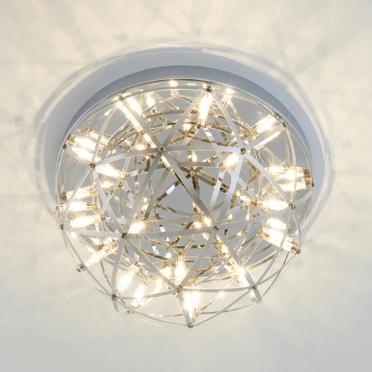Artika Elden 13" (33cm) Flush Mount LED Light in Chrome