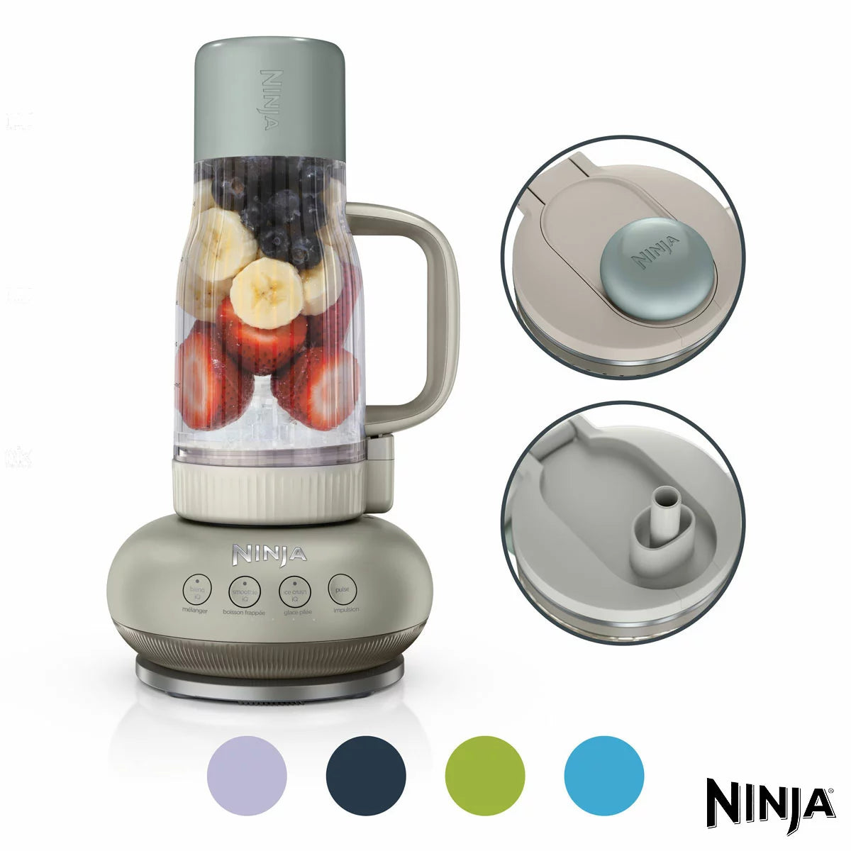 Ninja BlendBoss Tumbler Blender in Stone, DB351UKST