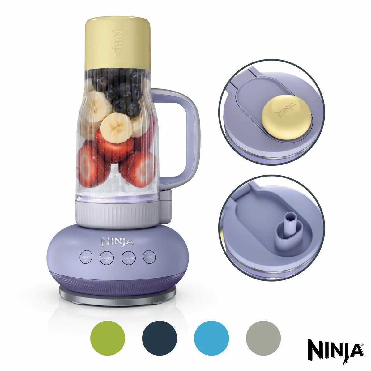 Ninja BlendBoss Tumbler Blender in Lavender Lemonade, DB351UKPR