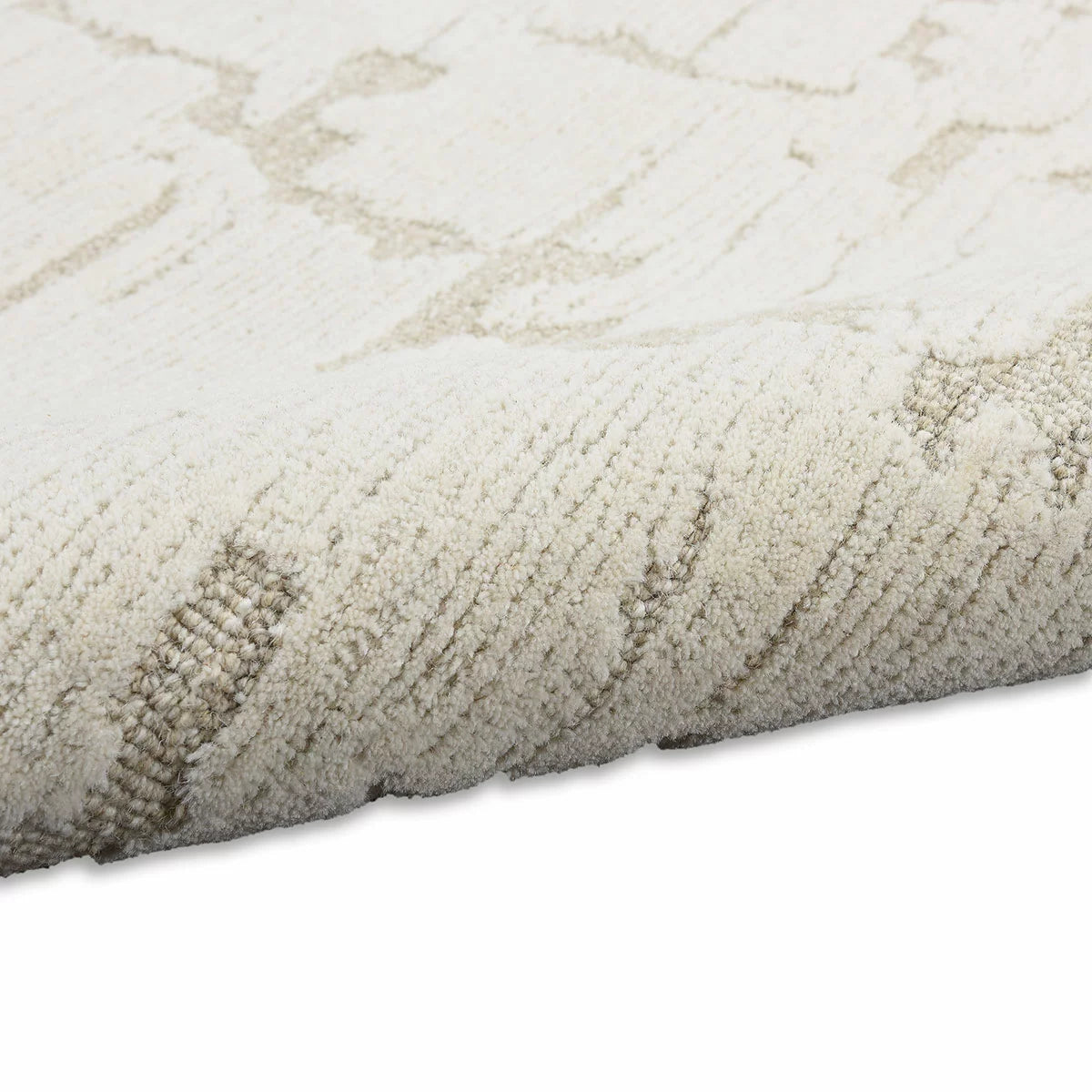 Calvin Klein Sculptural Ivory Rug in 2 Sizes