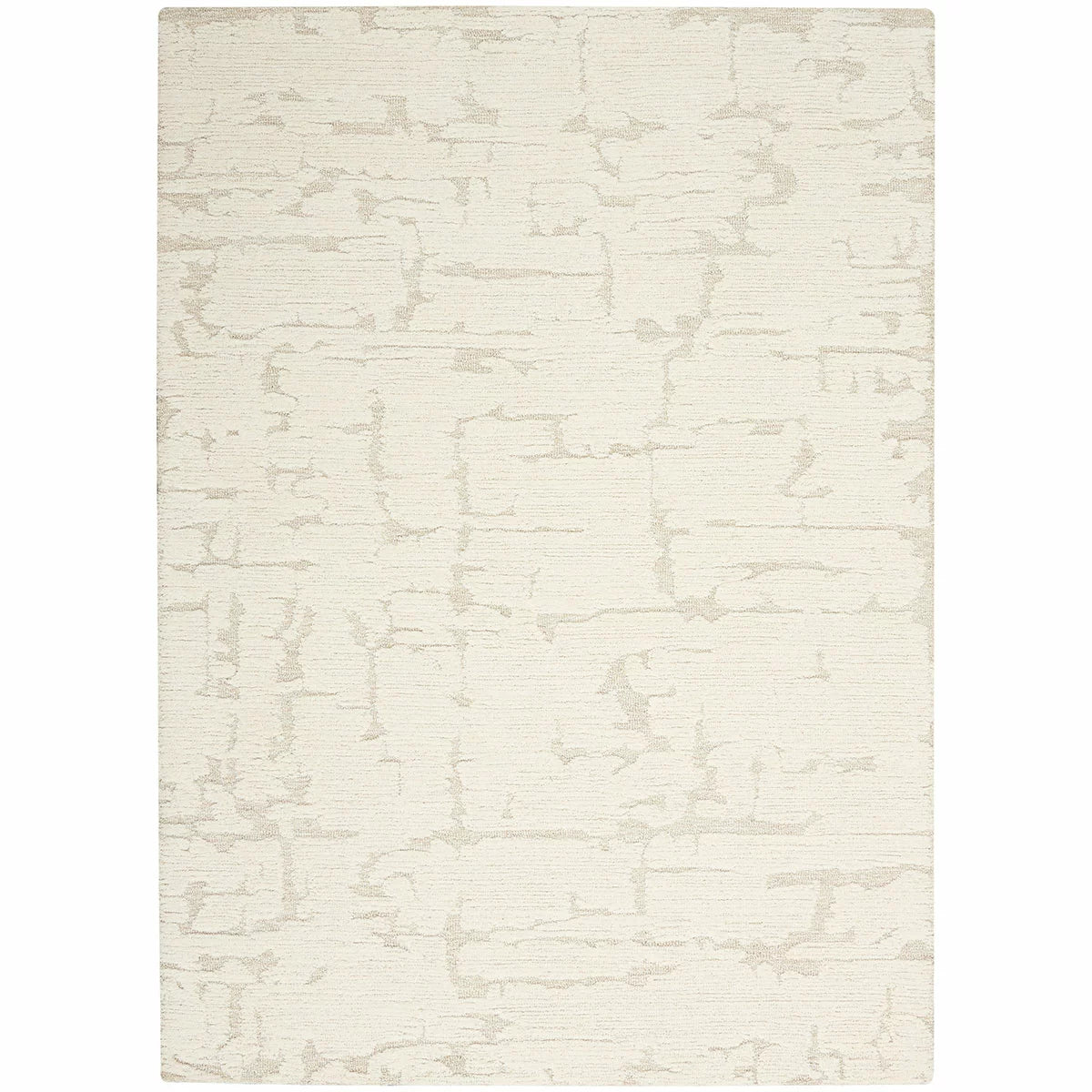 Calvin Klein Sculptural Ivory Rug in 2 Sizes